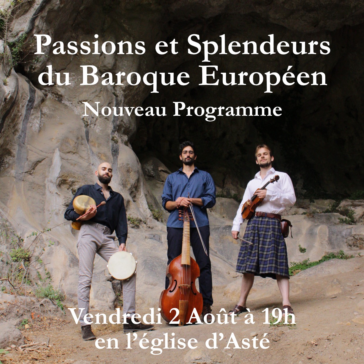 CONCERT, 2 AOÛT 19H, EGLISE D'ASTE